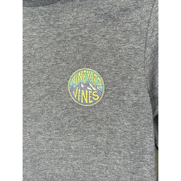 Vineyard Vines Youth M (12-14) LS Shirt Mountains/Name On Chest/Sleeve - Picture 3 of 9